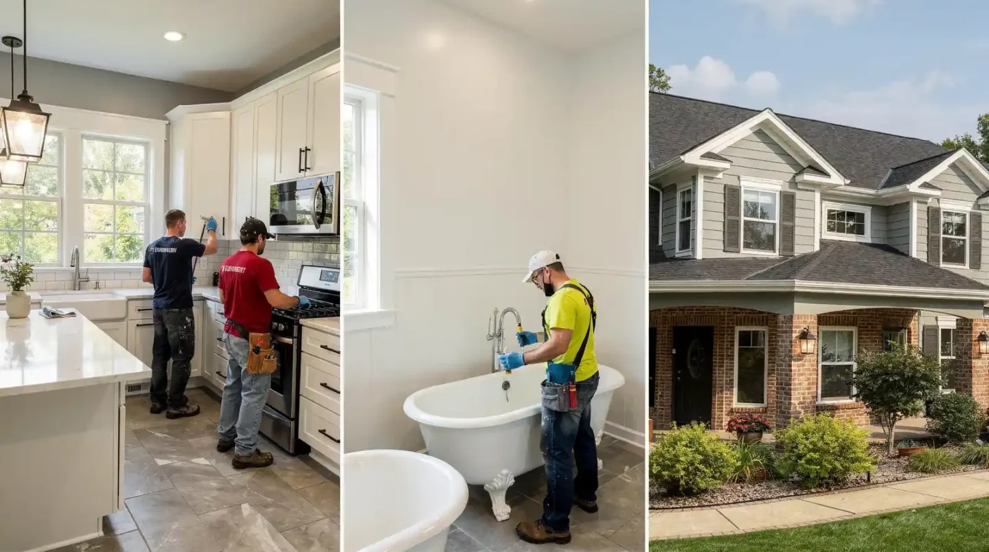 Exterior painting service is designed to enhance curb appeal while protecting the home from weather