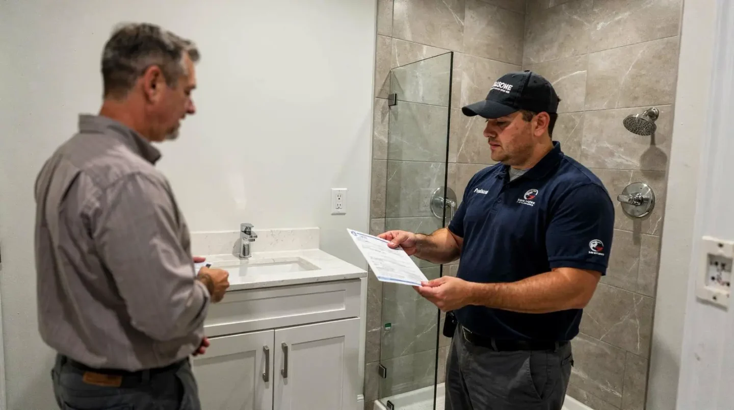 Because of the skill level involved, most cities and counties require permits before a bathroom