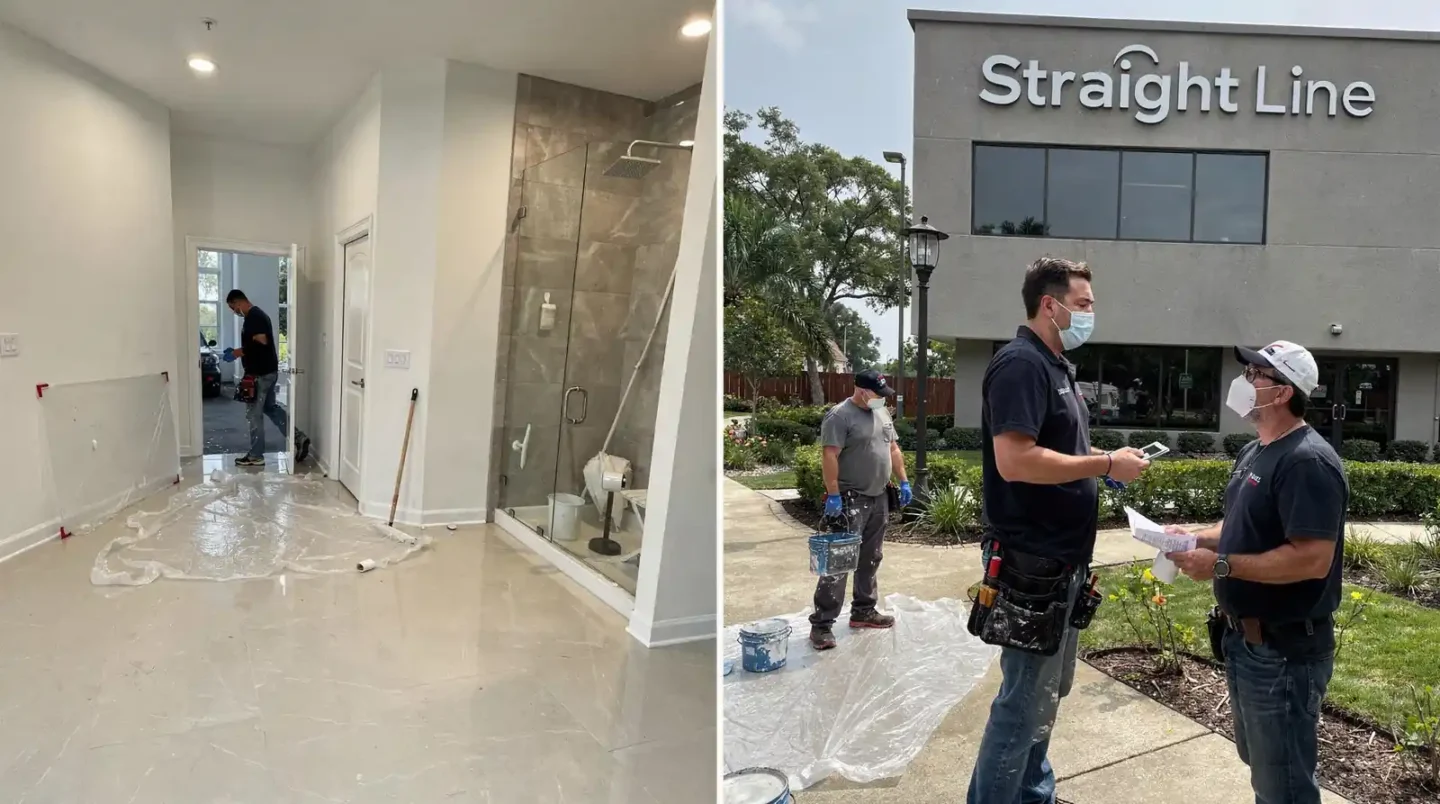 Straight Line operates licensed and insured, giving facility owners accountability and protection on every job